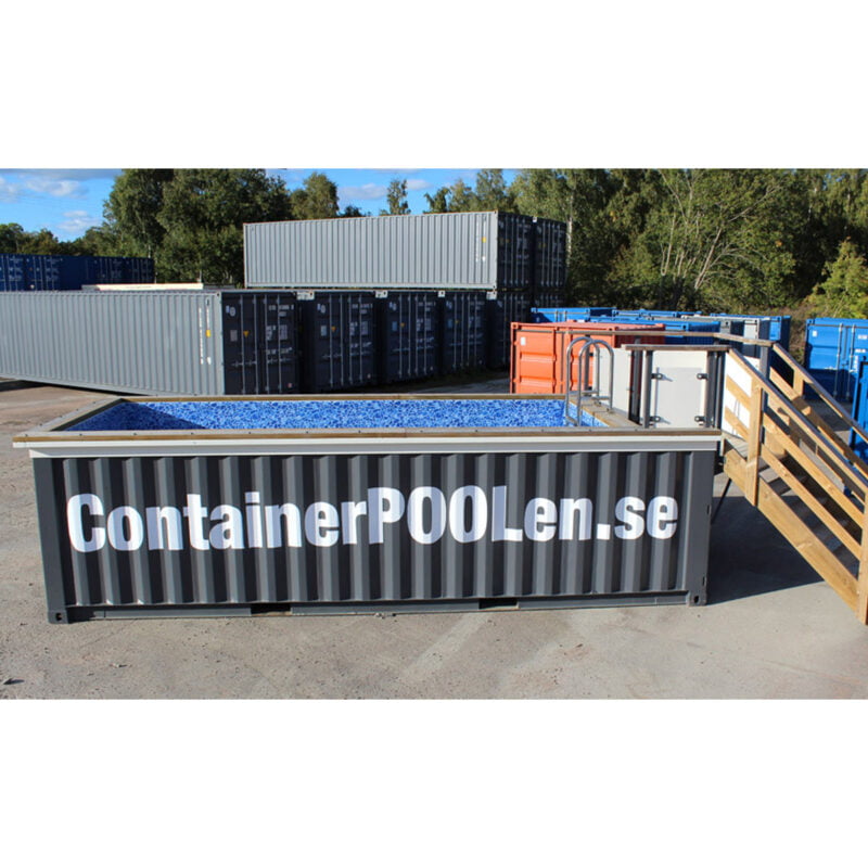 20 fot poolcontainer