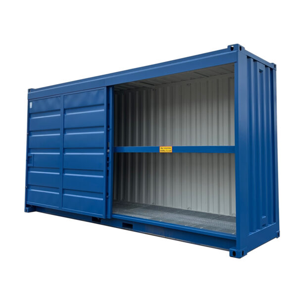 Miljöcontainer skjutdörrar pallar 6M - Bild 2