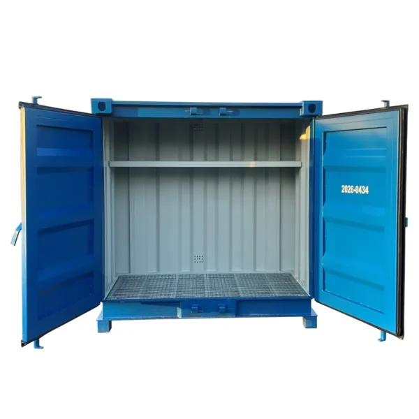 4 fot miljöcontainer för handtruck - Bild 3