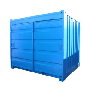 10 fot miljöcontainer med skjutdörrar