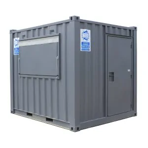 10 fot kioskcontainer