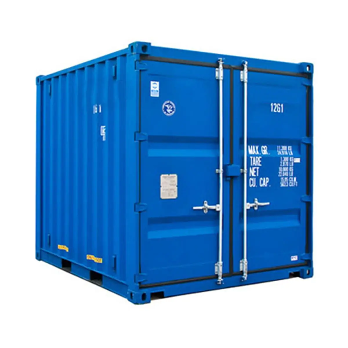 10' miljöcontainer cortenstål