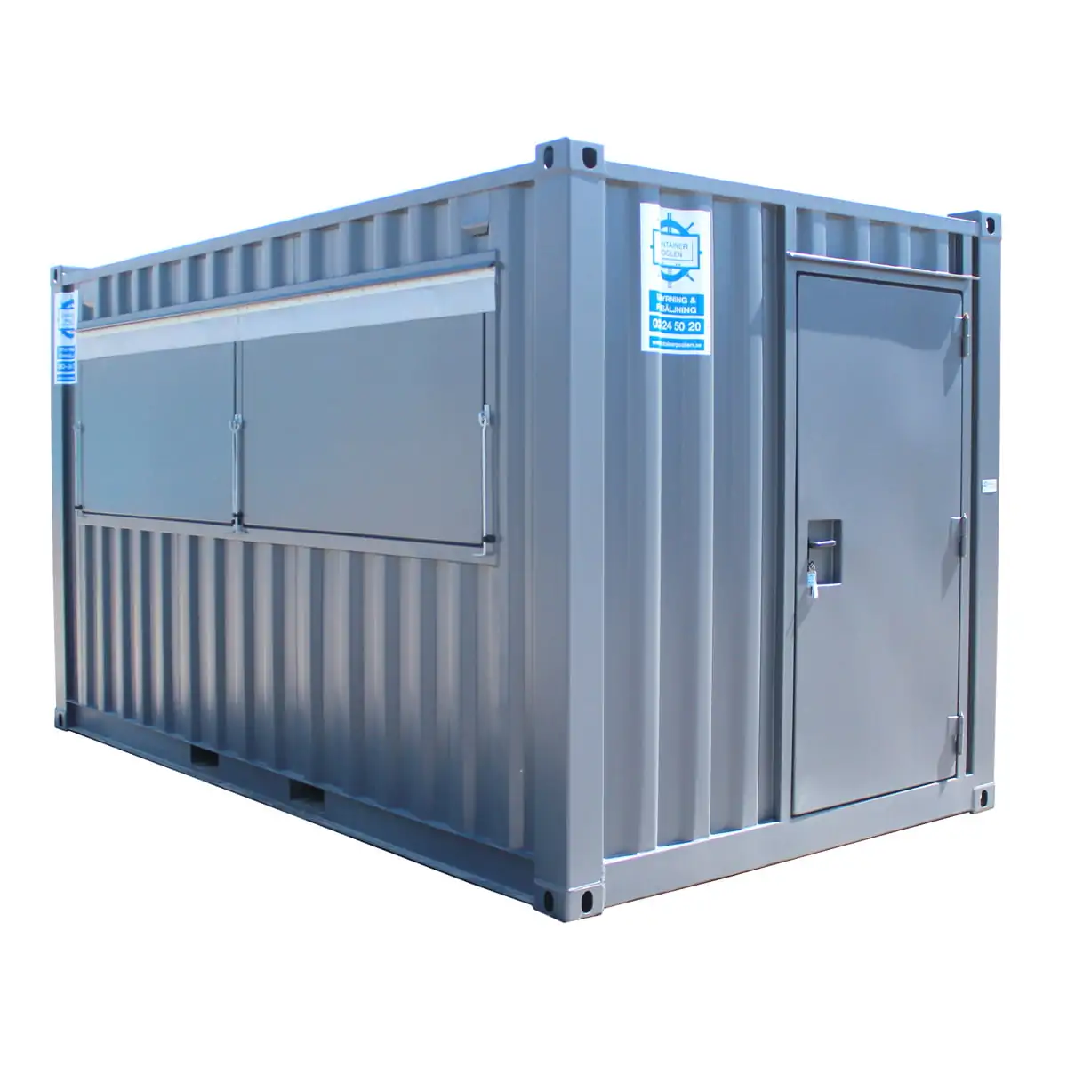 15 fot kioskcontainer