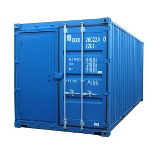 20 fot fraktcontainer gångdörr