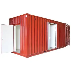 20 fot fraktcontainer HC gångdörrar