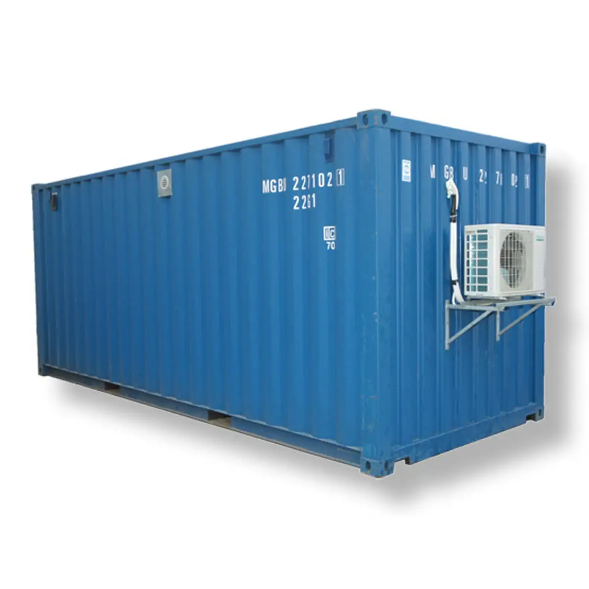 20 fot fraktcontainer luftvärmepump