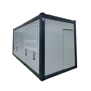 20 fot kioskcontainer stålbod