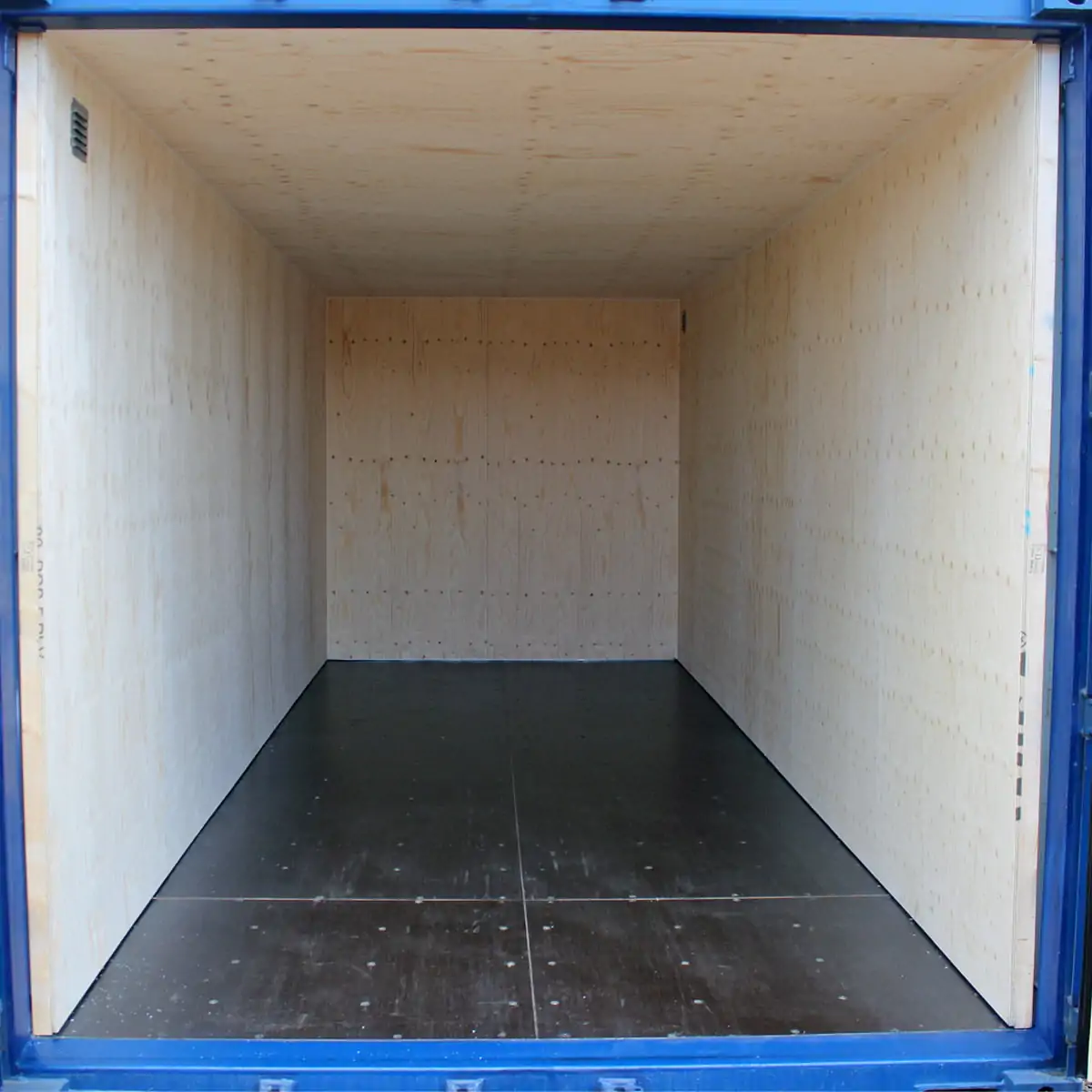 20 fot Isolerad container Standardisolering