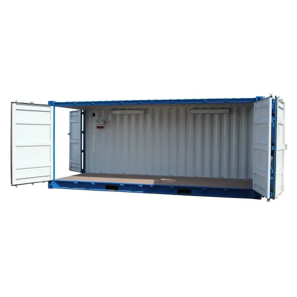 20 fot fraktcontainer openside dubbeldörr - Bild 2
