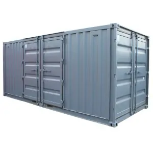 20 fot Förrådscontainer dubbeldörr lång- & kortsida