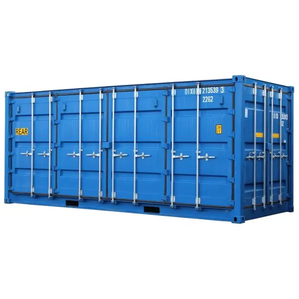 20 fot fraktcontainer openside dubbeldörr - Bild 3