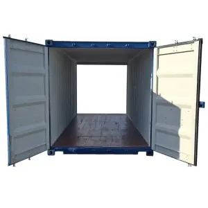 20 fot fraktcontainer dubbeldörr