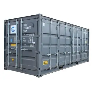 20 fot fraktcontainer Openside