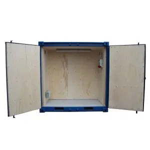 4 fot Isolerad container Standardisolering