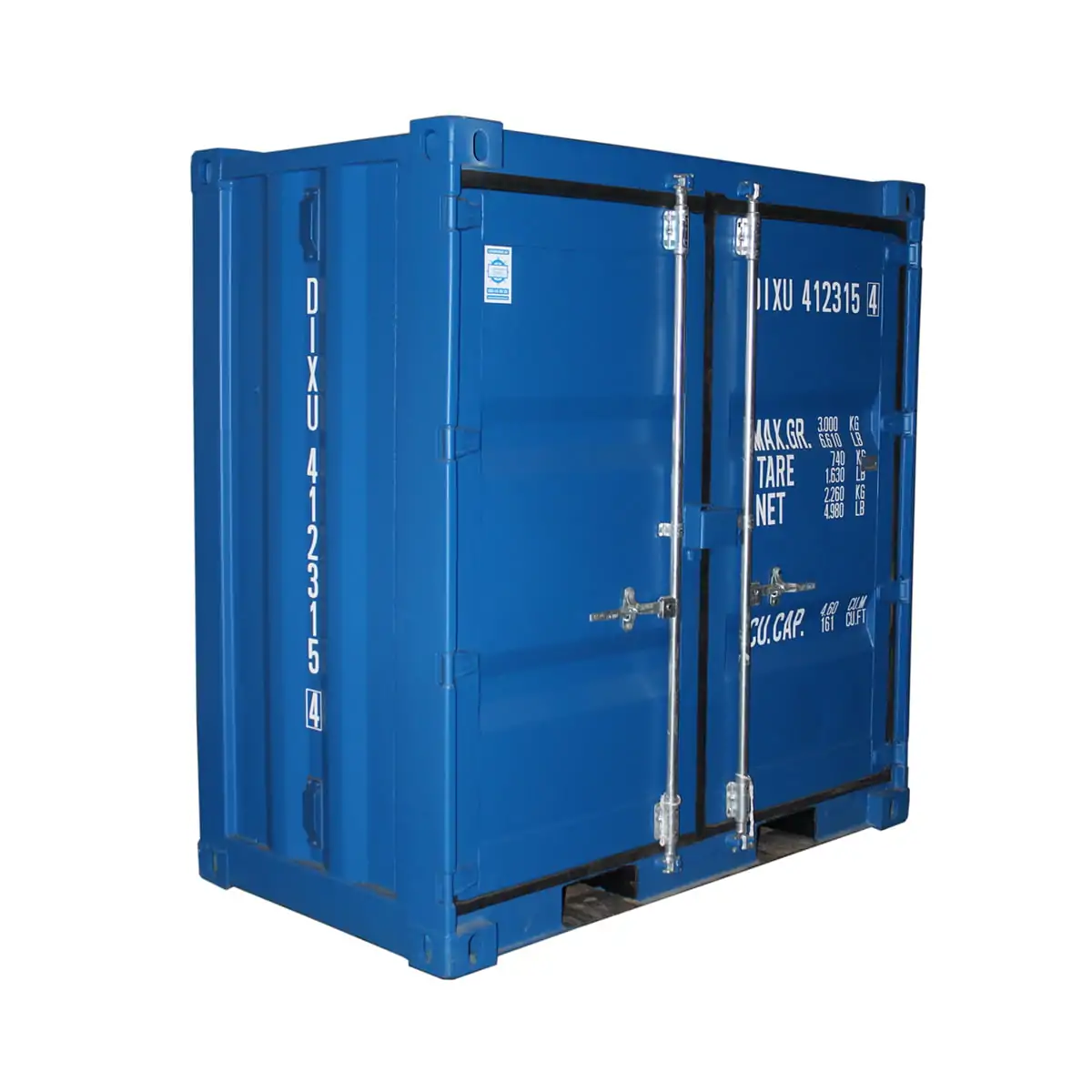 4 fot miljöcontainer cortenstål