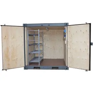 8 fot Isolerad container Standardisolering