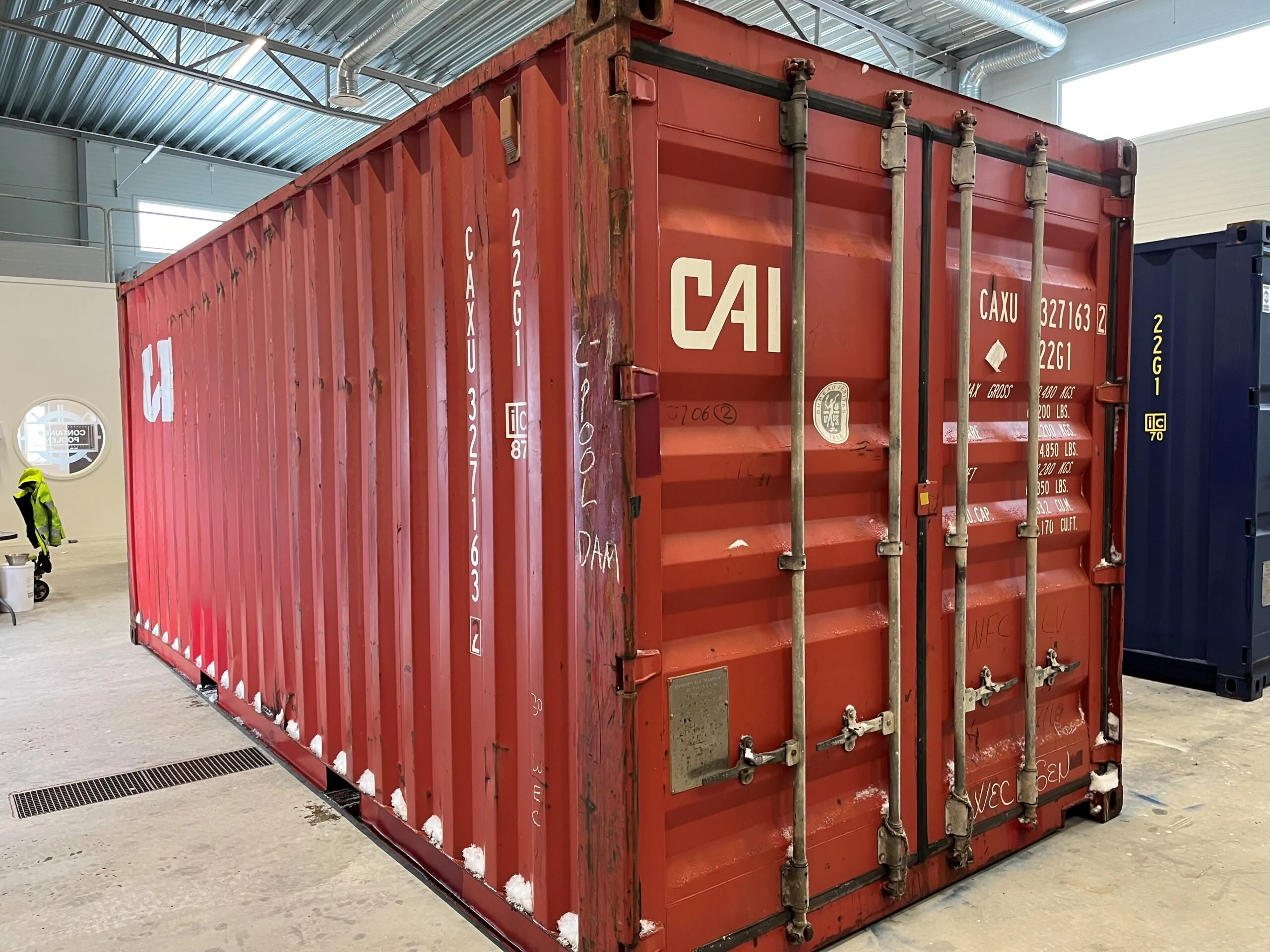 Begagnad container 20 fot