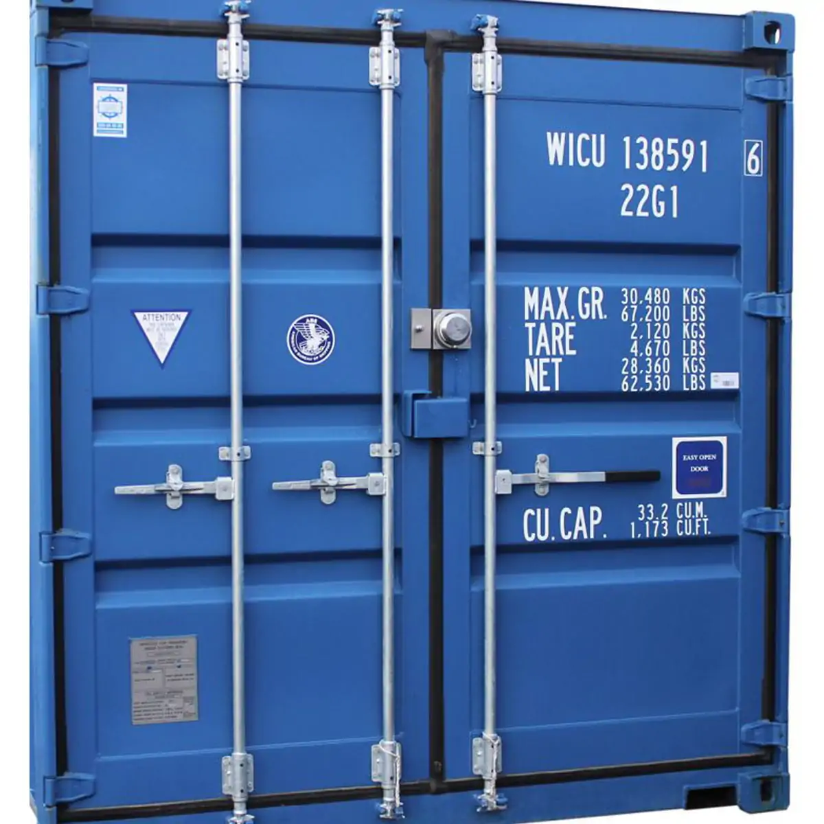 Gummilist containerdörrar komplett