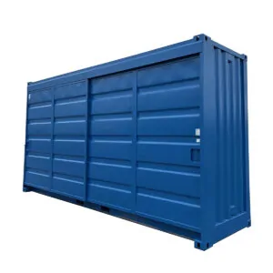 Miljöcontainer skjutdörrar pallar 6M