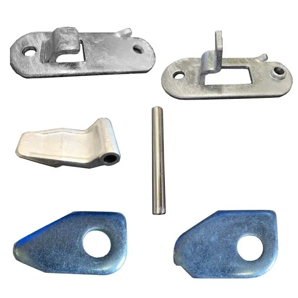 Spanjolett, Catch, Retainerplate, Gångjärnspinne - Bild 2