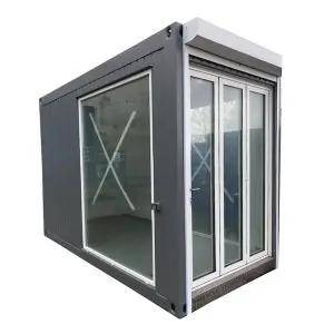 Stålbod butik 4x2m