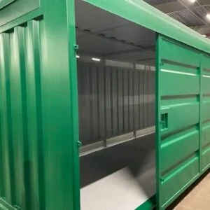 20 fot gascontainer skjutdörrar
